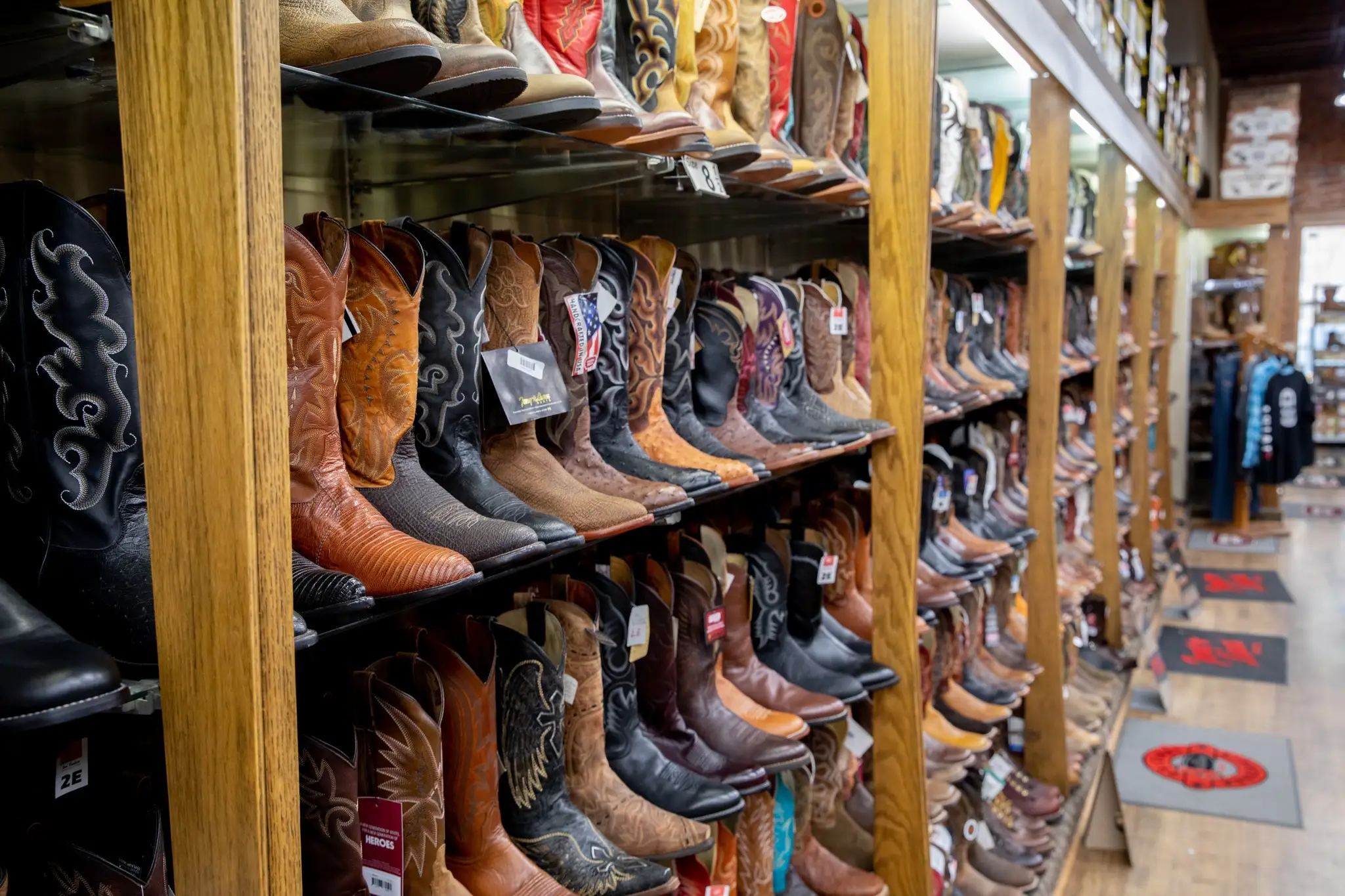 Image of Cowboy boots at Lou Tauberts