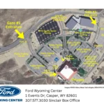Image of the Ford Wyoming Center map