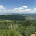 Photo of a view from on top Muddy Mountain in Casper WY