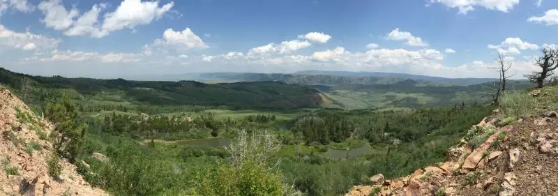 Photo of a view from on top Muddy Mountain in Casper WY