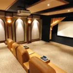 Image of a custom home theater