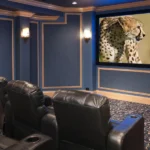 Image of a custom home theater