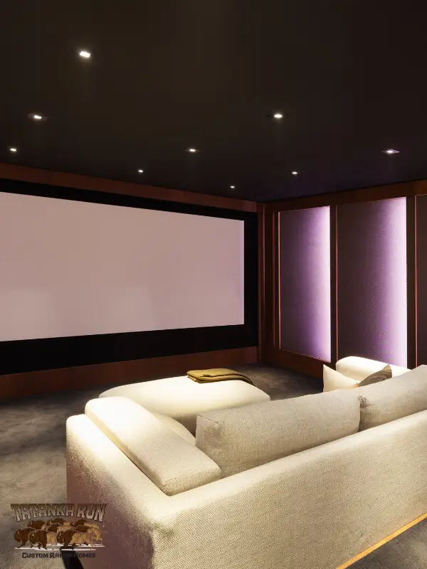 Image of a custom home theater