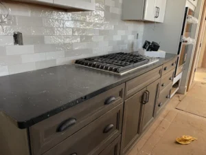 Custom kitchen with gas range at 225 Iron Horse Rd, Casper WY