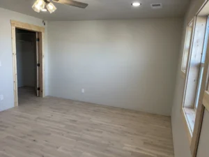 2nd bedroom under construction at Martin Court in Casper WY