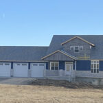 Front view of 225 Iron Horse Rd in Casper WY - nearing completion.