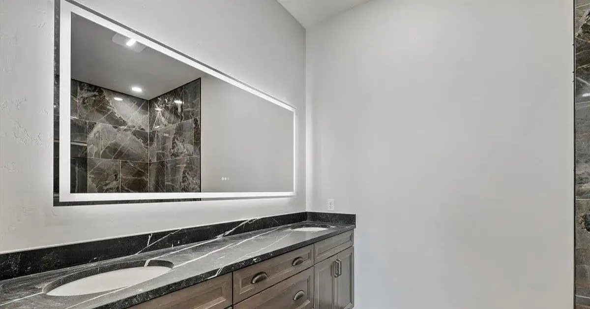 Master bath vanity at 225 Iron Horse Rd